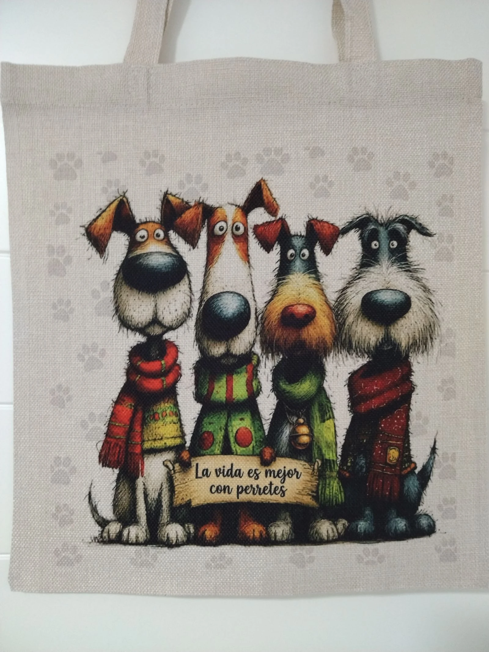 Tote bag Perros com cartaz – photo 2